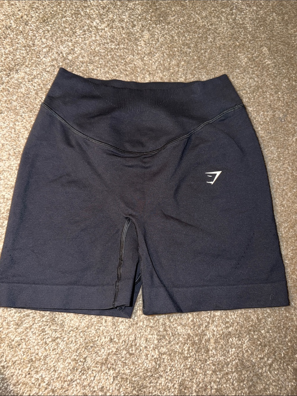 Gymshark Black High-Waist Seamless Bike Shorts
